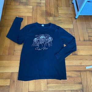 Cozy Tour Kids Long Sleeve Navy Shirt - Size L